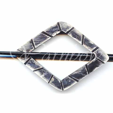 Buttons.etc, Exotic Shawl Pins - 30501 - Black Shell Diamond - YARNBOWButtons.etc, Exotic Shawl Pins - 30501 - Black Shell Diamond