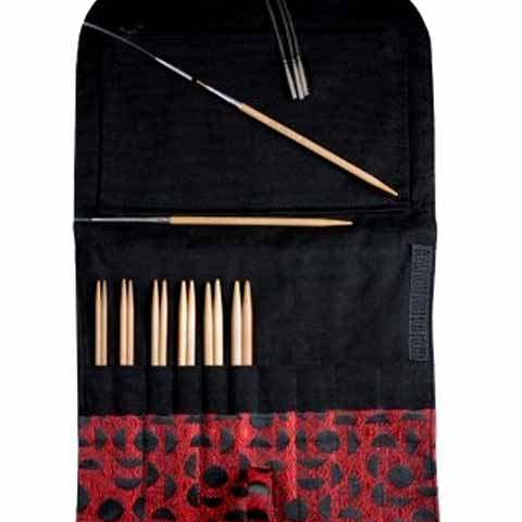 HiyaHiya - Interchangeable Needles Set Bamboo Small sizes, 4" - YARNBOWHiyaHiya - Interchangeable Needles Set Bamboo Small sizes, 4"