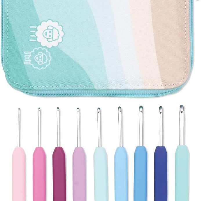 KnitPro - Waves-2.0 Deluxe Single Ended Crochet Hooks Sets