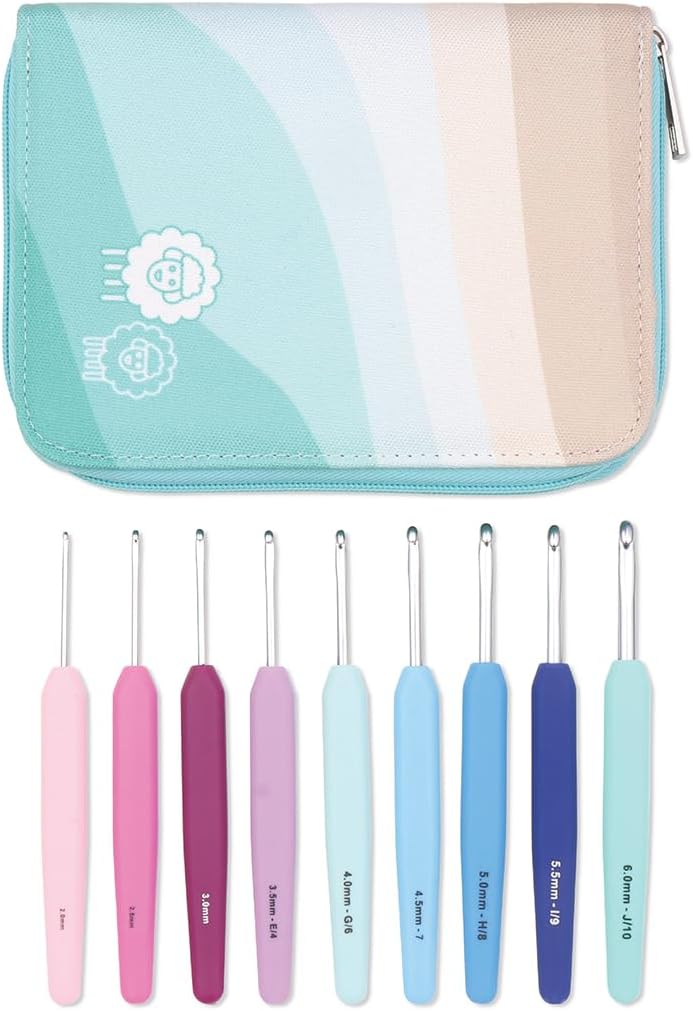 KnitPro - Waves-2.0 Deluxe Single Ended Crochet Hooks Sets