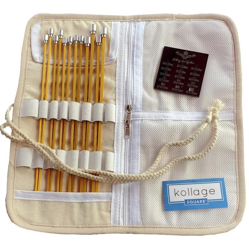 Kollage - Single Pointed Needles Set Gold Edition - YARNBOWKollage - Single Pointed Needles Set Gold Edition